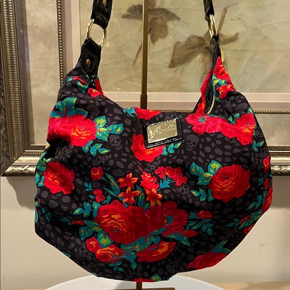 Betsey Johnson Handbags - Betsey Johnson Betseyville Vibrant Floral Hobo Bag
